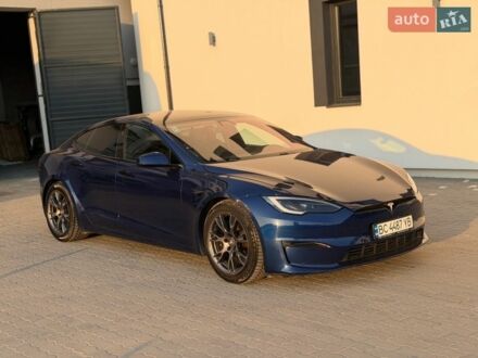 Синій Тесла Модель С, об'ємом двигуна 0 л та пробігом 39 тис. км за 39200 $, фото 1 на Automoto.ua