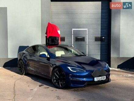 Синій Тесла Модель С, об'ємом двигуна 0 л та пробігом 112 тис. км за 47500 $, фото 1 на Automoto.ua