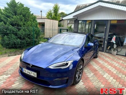 Синій Тесла Модель С, об'ємом двигуна 1.02 л та пробігом 50 тис. км за 47500 $, фото 1 на Automoto.ua
