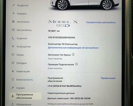 Белый Тесла Модель Х, объемом двигателя 0 л и пробегом 128 тыс. км за 48000 $, фото 27 на Automoto.ua