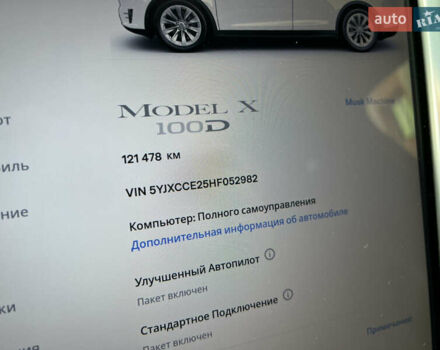 Белый Тесла Модель Х, объемом двигателя 0 л и пробегом 112 тыс. км за 31580 $, фото 68 на Automoto.ua