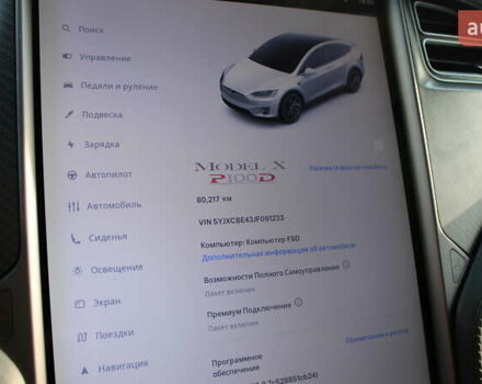 Белый Тесла Модель Х, объемом двигателя 0 л и пробегом 80 тыс. км за 25900 $, фото 13 на Automoto.ua