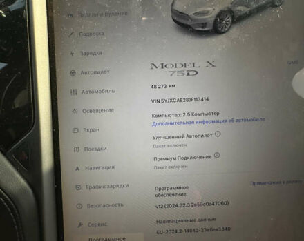 Белый Тесла Модель Х, объемом двигателя 0 л и пробегом 48 тыс. км за 26000 $, фото 9 на Automoto.ua