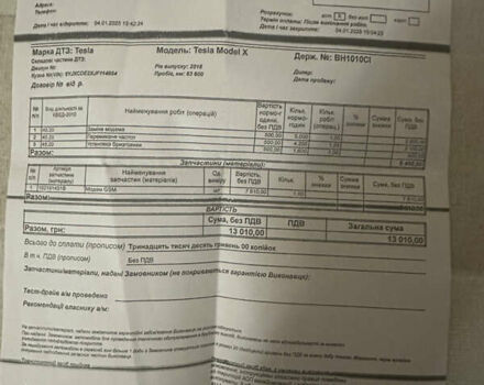 Белый Тесла Модель Х, объемом двигателя 0 л и пробегом 70 тыс. км за 24000 $, фото 34 на Automoto.ua