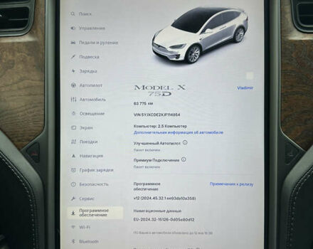 Белый Тесла Модель Х, объемом двигателя 0 л и пробегом 70 тыс. км за 24000 $, фото 32 на Automoto.ua