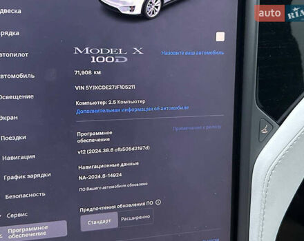 Белый Тесла Модель Х, объемом двигателя 0 л и пробегом 72 тыс. км за 27800 $, фото 15 на Automoto.ua