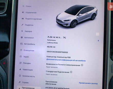 Белый Тесла Модель Х, объемом двигателя 0 л и пробегом 46 тыс. км за 39500 $, фото 40 на Automoto.ua