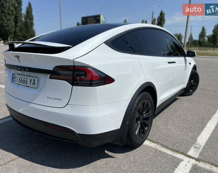 Белый Тесла Модель Х, объемом двигателя 0 л и пробегом 100 тыс. км за 33300 $, фото 1 на Automoto.ua