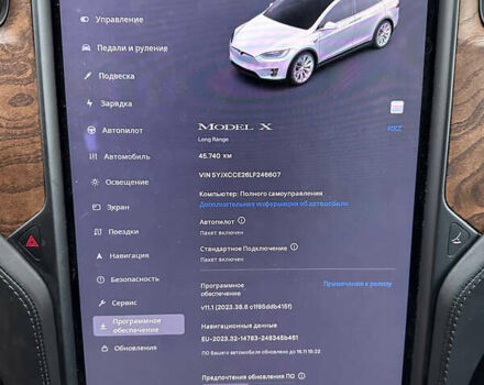 Белый Тесла Модель Х, объемом двигателя 0 л и пробегом 45 тыс. км за 83000 $, фото 7 на Automoto.ua