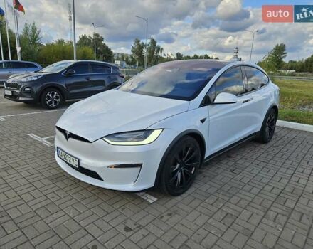 Білий Тесла Модель Х, об'ємом двигуна 0 л та пробігом 113 тис. км за 45999 $, фото 1 на Automoto.ua