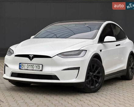 Белый Тесла Модель Х, объемом двигателя 0 л и пробегом 42 тыс. км за 42900 $, фото 1 на Automoto.ua