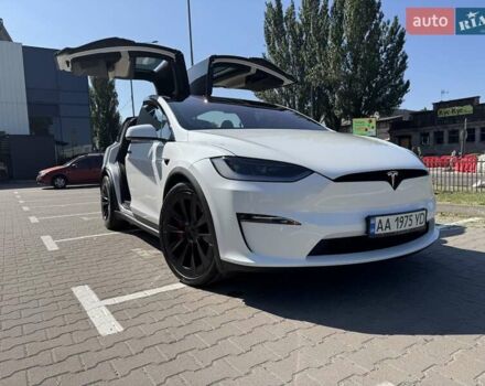 Белый Тесла Модель Х, объемом двигателя 0 л и пробегом 8 тыс. км за 79999 $, фото 1 на Automoto.ua