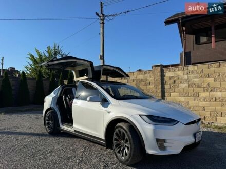 Белый Тесла Модель Х, объемом двигателя 0 л и пробегом 222 тыс. км за 21000 $, фото 1 на Automoto.ua