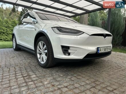 Білий Тесла Модель Х, об'ємом двигуна 0 л та пробігом 155 тис. км за 21200 $, фото 1 на Automoto.ua