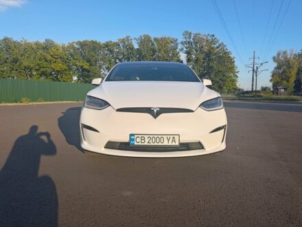 Білий Тесла Модель Х, об'ємом двигуна 0 л та пробігом 122 тис. км за 33119 $, фото 1 на Automoto.ua
