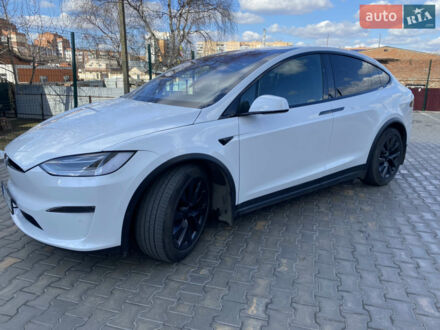 Білий Тесла Модель Х, об'ємом двигуна 0 л та пробігом 57 тис. км за 37998 $, фото 1 на Automoto.ua