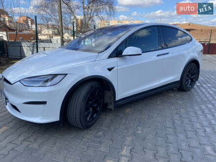 Белый Тесла Модель Х, объемом двигателя 0 л и пробегом 35 тыс. км за 43200 $, фото 1 на Automoto.ua