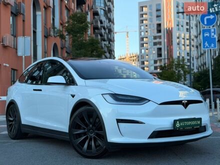 Белый Тесла Модель Х, объемом двигателя 0 л и пробегом 33 тыс. км за 43500 $, фото 1 на Automoto.ua