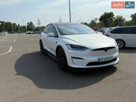 Білий Тесла Модель Х, об'ємом двигуна 0 л та пробігом 76 тис. км за 42000 $, фото 1 на Automoto.ua