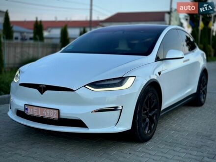 Білий Тесла Модель Х, об'ємом двигуна 0 л та пробігом 37 тис. км за 45300 $, фото 1 на Automoto.ua