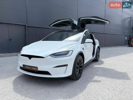 Белый Тесла Модель Х, объемом двигателя 0 л и пробегом 20 тыс. км за 49000 $, фото 1 на Automoto.ua