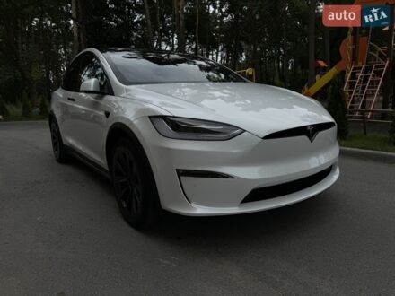 Білий Тесла Модель Х, об'ємом двигуна 0 л та пробігом 46 тис. км за 51700 $, фото 1 на Automoto.ua