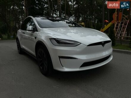 Білий Тесла Модель Х, об'ємом двигуна 0 л та пробігом 46 тис. км за 51700 $, фото 1 на Automoto.ua