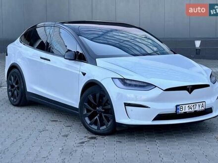 Білий Тесла Модель Х, об'ємом двигуна 0 л та пробігом 51 тис. км за 39500 $, фото 1 на Automoto.ua
