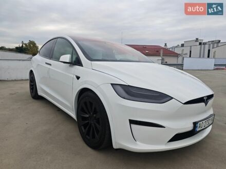 Белый Тесла Модель Х, объемом двигателя 0 л и пробегом 1 тыс. км за 79999 $, фото 1 на Automoto.ua