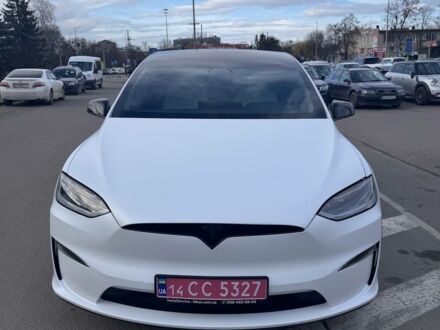 Белый Тесла Модель Х, объемом двигателя 0 л и пробегом 80 тыс. км за 45000 $, фото 1 на Automoto.ua