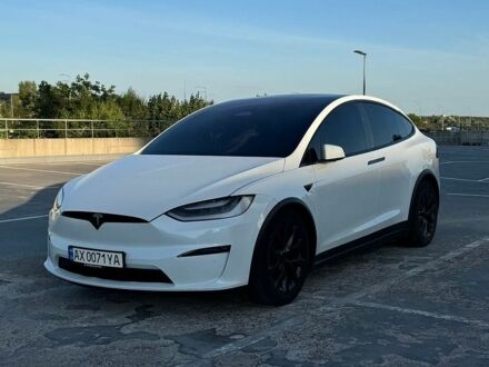 Білий Тесла Модель Х, об'ємом двигуна 0 л та пробігом 40 тис. км за 37999 $, фото 1 на Automoto.ua