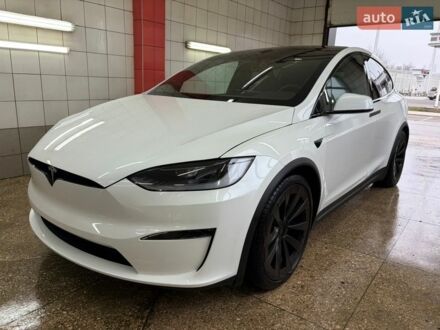 Белый Тесла Модель Х, объемом двигателя 0 л и пробегом 2 тыс. км за 54900 $, фото 1 на Automoto.ua