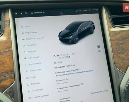 Черный Тесла Модель Х, объемом двигателя 0 л и пробегом 53 тыс. км за 25700 $, фото 12 на Automoto.ua