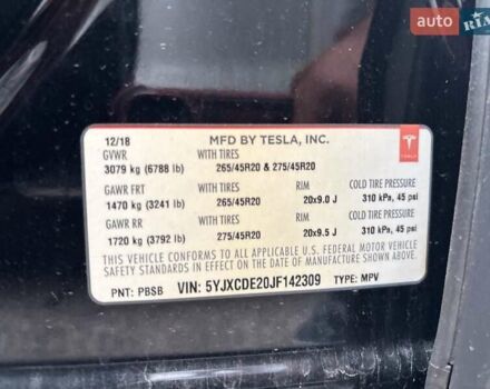 Черный Тесла Модель Х, объемом двигателя 0 л и пробегом 155 тыс. км за 17500 $, фото 10 на Automoto.ua