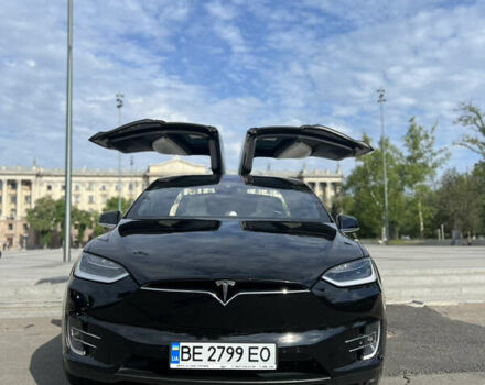 Черный Тесла Модель Х, объемом двигателя 0 л и пробегом 76 тыс. км за 41000 $, фото 1 на Automoto.ua