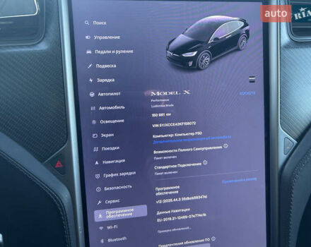 Черный Тесла Модель Х, объемом двигателя 0.2 л и пробегом 150 тыс. км за 37500 $, фото 25 на Automoto.ua