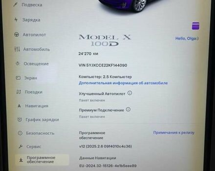 Черный Тесла Модель Х, объемом двигателя 0 л и пробегом 24 тыс. км за 38000 $, фото 1 на Automoto.ua