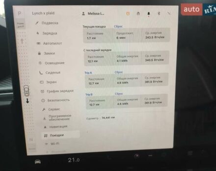Черный Тесла Модель Х, объемом двигателя 0 л и пробегом 74 тыс. км за 43900 $, фото 11 на Automoto.ua