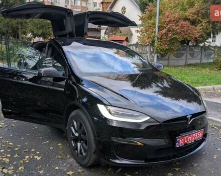 Чорний Тесла Модель Х, об'ємом двигуна 0 л та пробігом 74 тис. км за 42500 $, фото 1 на Automoto.ua