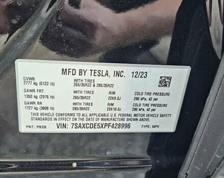 Черный Тесла Модель Х, объемом двигателя 0 л и пробегом 32 тыс. км за 55500 $, фото 28 на Automoto.ua