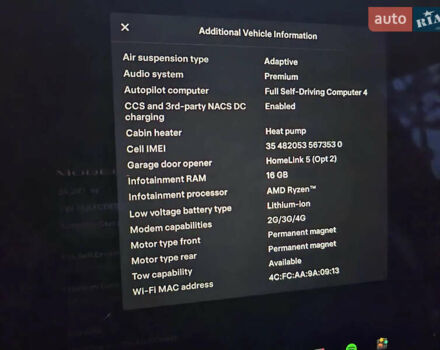 Чорний Тесла Модель Х, об'ємом двигуна 0 л та пробігом 39 тис. км за 46900 $, фото 5 на Automoto.ua
