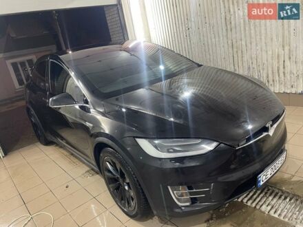 Черный Тесла Модель Х, объемом двигателя 0 л и пробегом 150 тыс. км за 52000 $, фото 1 на Automoto.ua