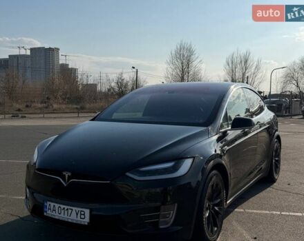 Черный Тесла Модель Х, объемом двигателя 0 л и пробегом 84 тыс. км за 19850 $, фото 1 на Automoto.ua