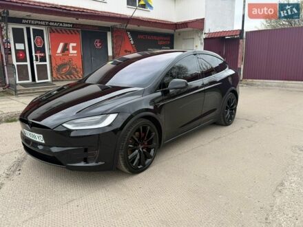 Черный Тесла Модель Х, объемом двигателя 0 л и пробегом 144 тыс. км за 27500 $, фото 1 на Automoto.ua