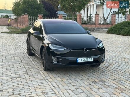 Чорний Тесла Модель Х, об'ємом двигуна 0 л та пробігом 73 тис. км за 28500 $, фото 1 на Automoto.ua