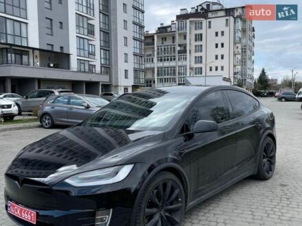 Черный Тесла Модель Х, объемом двигателя 0 л и пробегом 112 тыс. км за 21900 $, фото 1 на Automoto.ua
