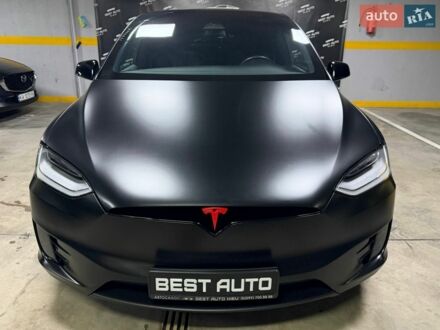 Черный Тесла Модель Х, объемом двигателя 0 л и пробегом 55 тыс. км за 52500 $, фото 1 на Automoto.ua