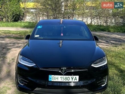 Черный Тесла Модель Х, объемом двигателя 0 л и пробегом 47 тыс. км за 41000 $, фото 1 на Automoto.ua