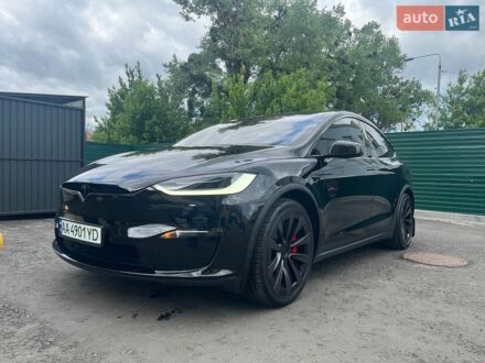 Черный Тесла Модель Х, объемом двигателя 0 л и пробегом 69 тыс. км за 50000 $, фото 1 на Automoto.ua