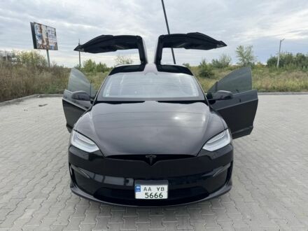 Черный Тесла Модель Х, объемом двигателя 0 л и пробегом 58 тыс. км за 47012 $, фото 1 на Automoto.ua